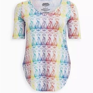 Trolls Rainbow Favorite Tunic Super Soft White